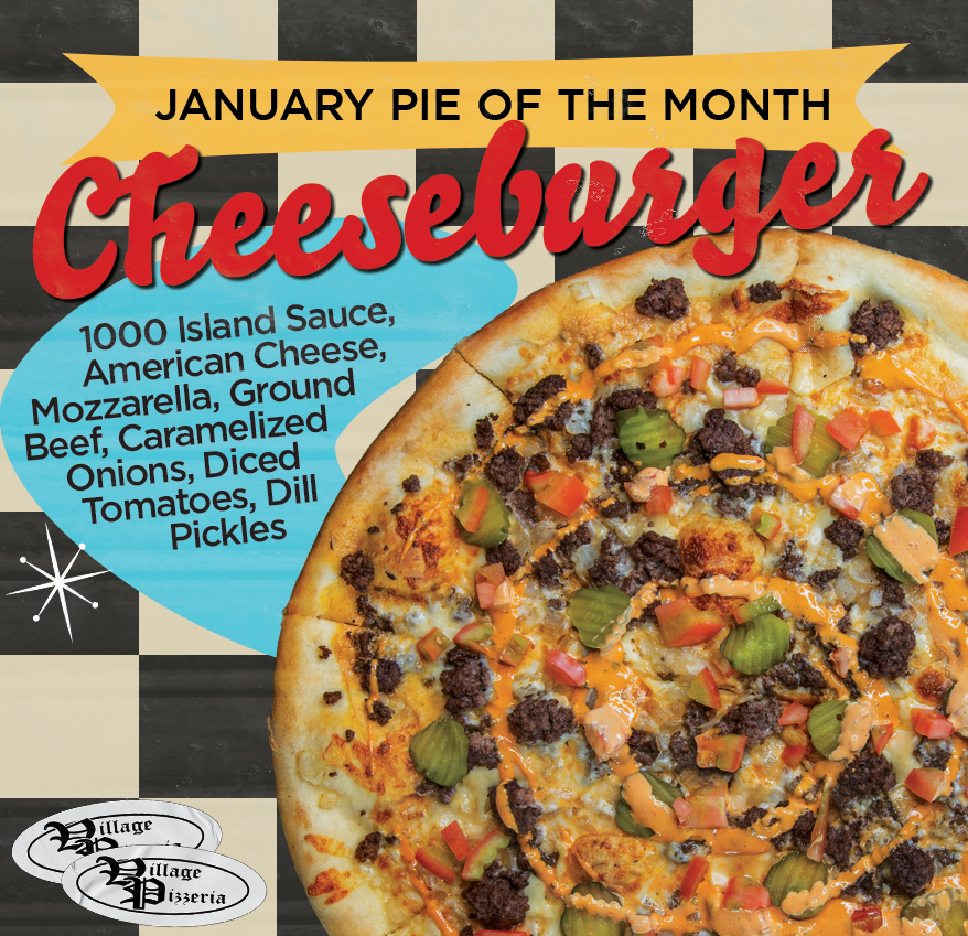 January Pie of the Month - Cheeseburger